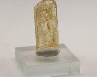 Imperial topaz crystal
