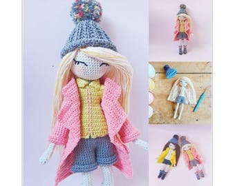 Bridgette - Crochet doll pattern