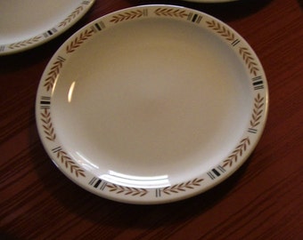 Mid-century Homer Laughlin, Best China, U.S.A. KE Six (6) Dinner Plates