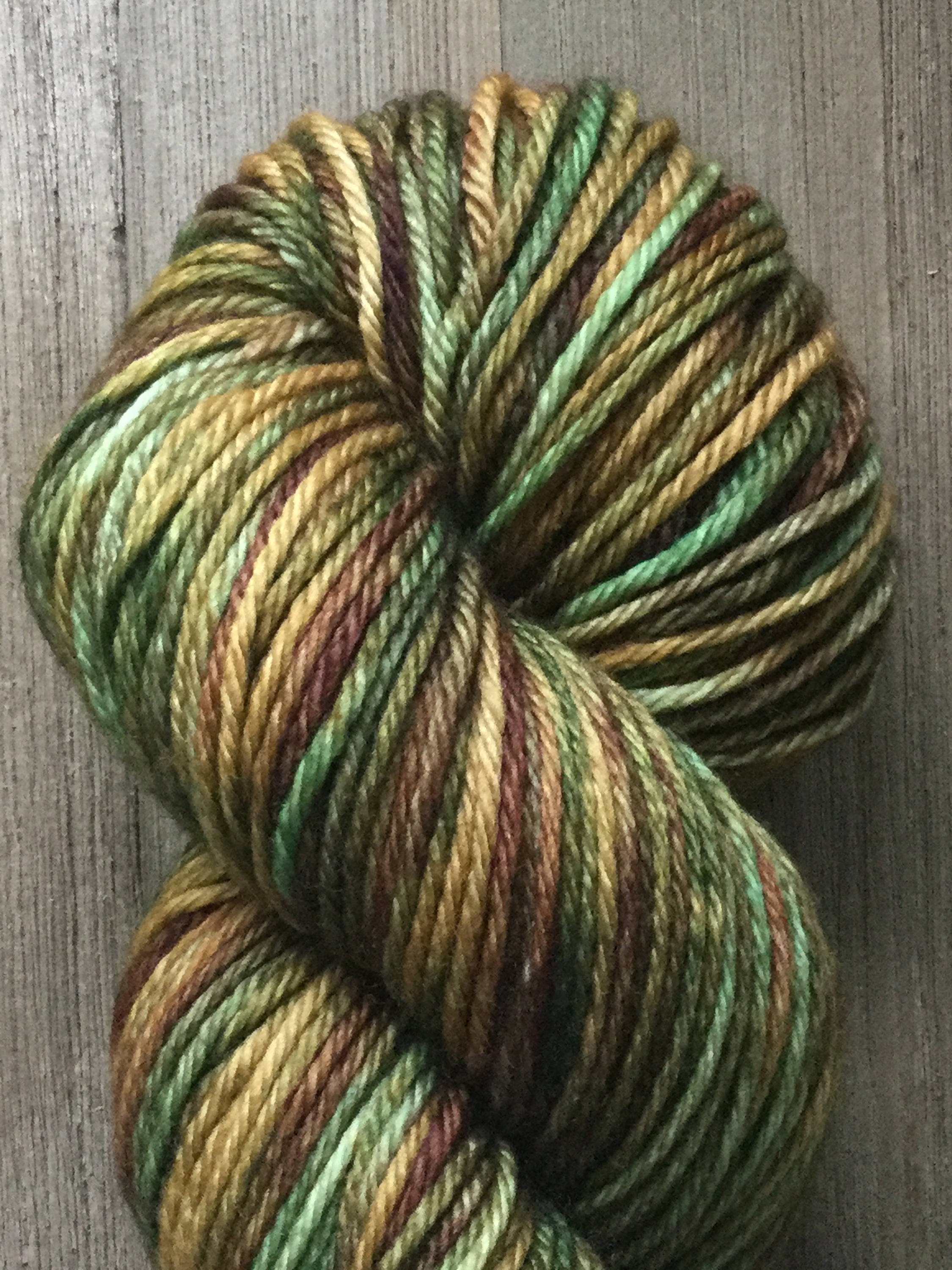 Hand Dyed Yarn Worsted Weight 4ply 100 Superwash Merino