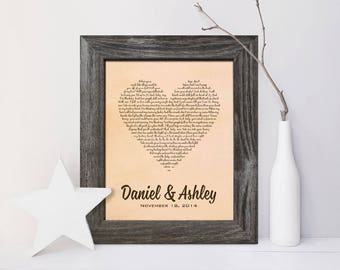 First dance song, 3rd Wedding anniversary gift leather engraved date picture, gift for men, wife - KA0103