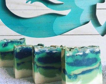 Green Apple Explosion Soap | Handmade Cold Process Soap | Handmade Soap Bars | Homemade Soap Bar | Gift Soap