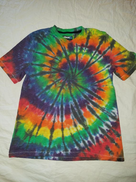 Boys youth L large tie dye tshirt boy girl L tie dye shirt tee