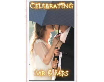 Snapchat Celebrating Mr and Mrs Wedding Sparkle Geofilter, Sparkle Photo filter, Snap chat Filter, Wedding filter, Wedding Geofilter,