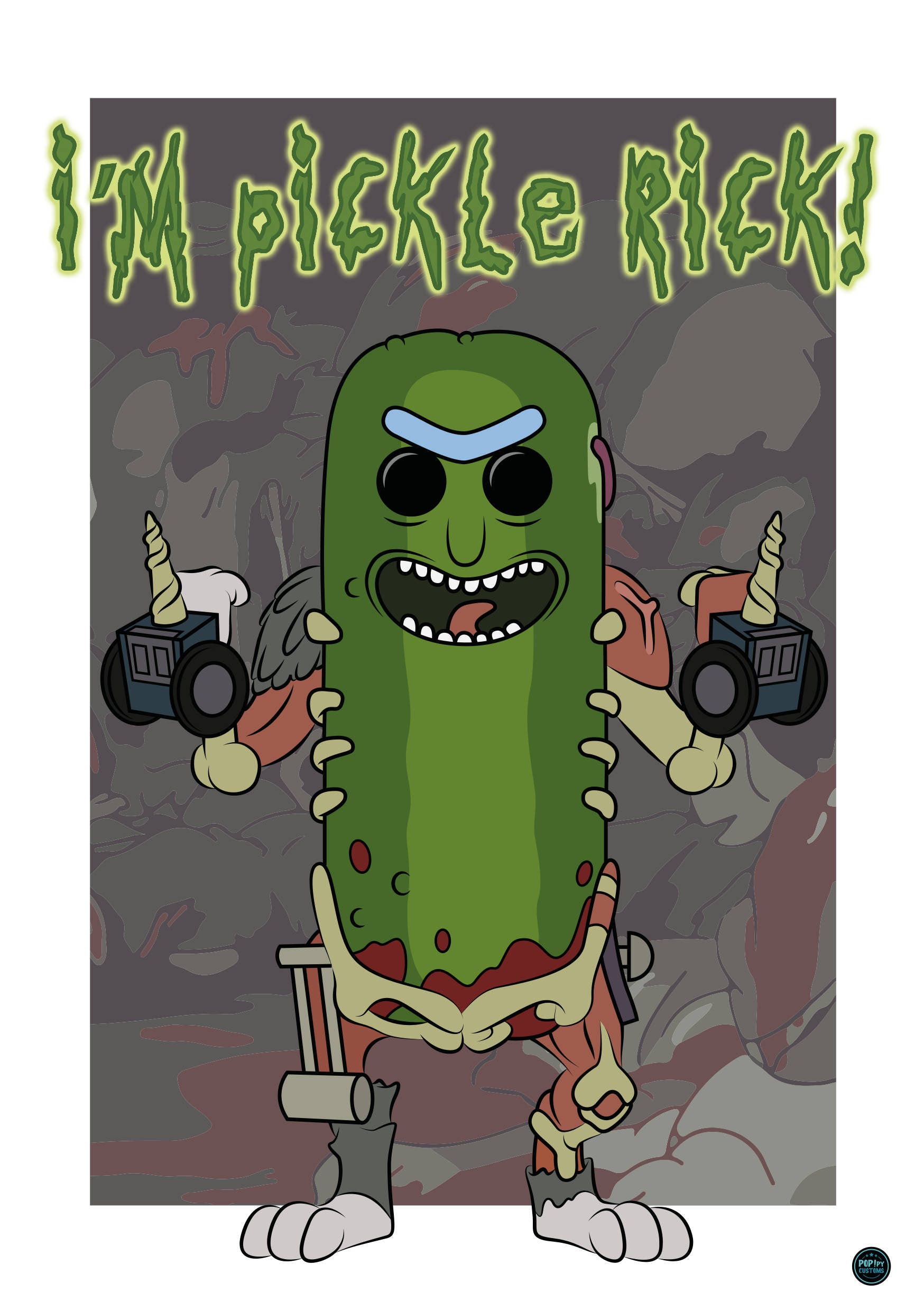 Download Pickle Rick Poster