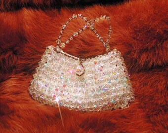 Sac à main Pochette Minaudière bustier avec Swarovski