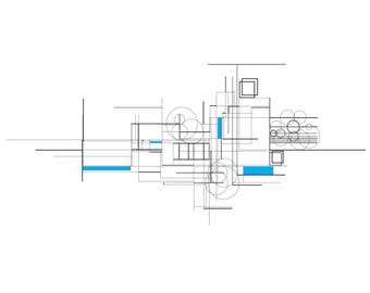 Modulor II - Bleu