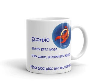 Scorpio mug | Etsy