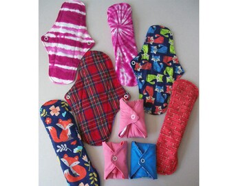 Riot Grrrl Reusable Cloth Menstrual Pads PDF Sewing Pattern