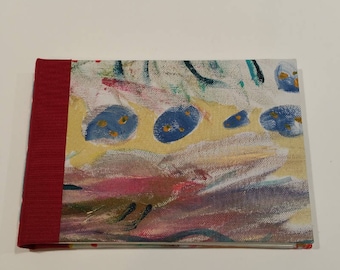 Painted Hard Canvas Journal 1