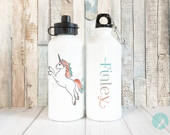 Personalized Unicorn, Personalized Water Bottle Kids, Unicorn Water Bottle, Personalized Water Bottle, Kids Water Bottle, Unicorn Birthday