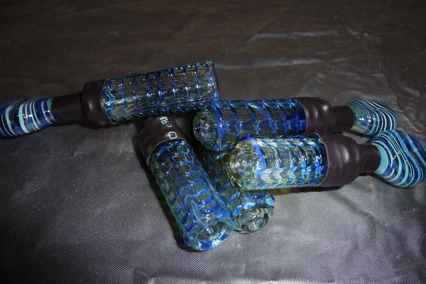 Glass Blunts reusable color changing with flat mouthpiece