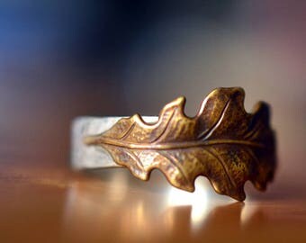 brass leaf ring rustic oak leaf wedding ring mens wedding band custom engraving - Pagan Wedding Rings brass leaf ring rustic oak leaf wedding ring mens wedding band custom engraving - Pagan Wedding Rings