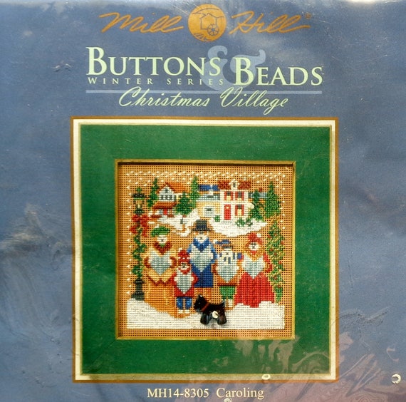 Mill Hill Christmas Village Caroling Buttons And Beads Kit