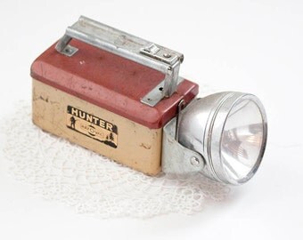 Vintage Midcentury Hunter Rayovac Flash Light