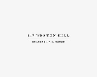 Minimal Return Address Stamp, Housewarming Gift, Wedding Stamp, Custom Address Stamp, Return Address Stamp, Return To Stamp, Gift Address