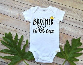 Wild One Birthday, Brother of the Wild one, Wild ONE, Wild Things Birthday, Wild Things Are, Brother Birthday, Boy Birthday, Brother Shirt,