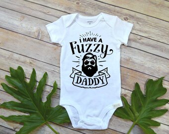 Beard Daddy, Tattoo Daddy, Inked and Awesome, Fuzzy Daddy shirt, Cute Baby Clothes, Baby Shower Gift, Crossfit Daddy, Daddy and Me shirts
