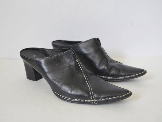 mule shoes with back