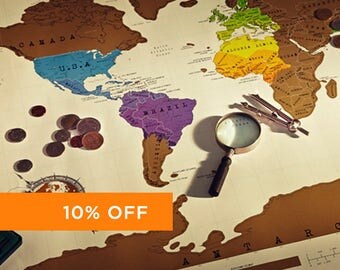 Scratch Off World Map