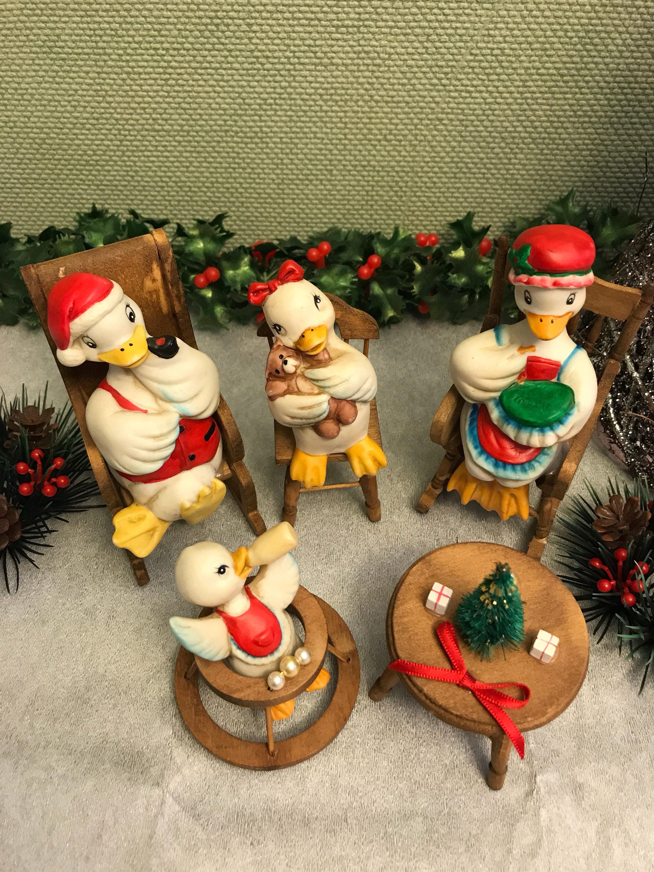 collectible duck figurines