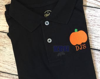 embroidered halloween shirt