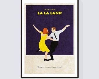 Alternate Movie Poster of La La Land - Alternative and Minimalist Poster of Damien Chazelle's Musical Film