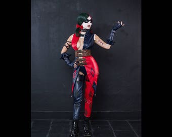 Harley Quinn cosplay costume from DC comics' Injustice: Gods Among Us the game (Special edition), Halloween costume