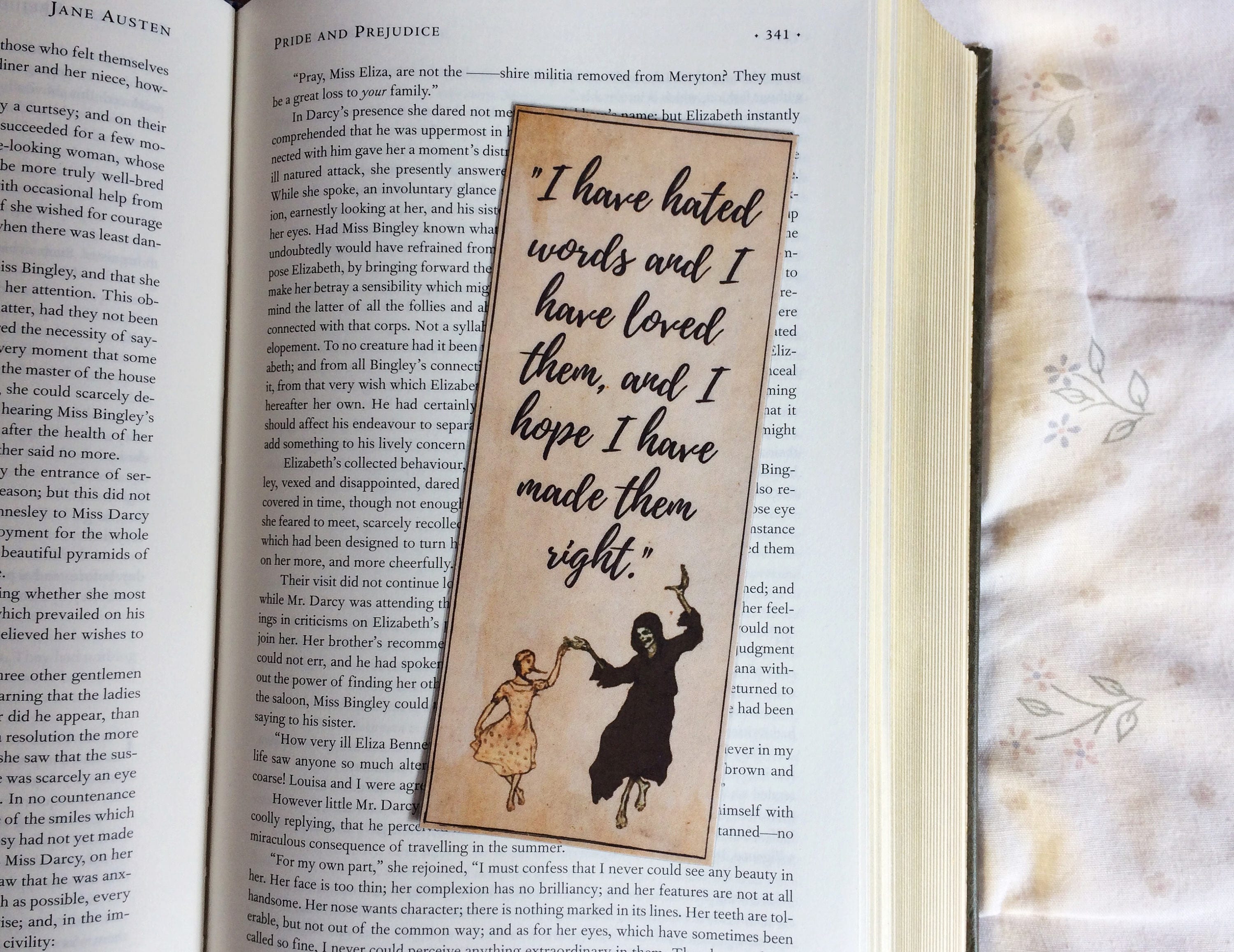 The Book Thief Markus Zusak Quote Bookmark