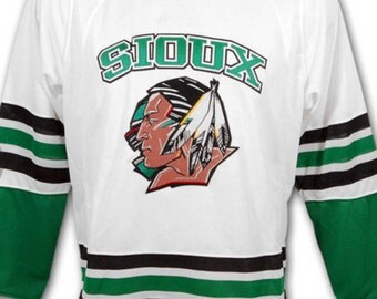 North Dakota Fighting Sioux Hockey Jersey Mens/Womens Kids Personalized Throwback ANY Name Number Available Customized Rare Sports Fan