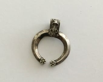 Silver American Indian Pendant