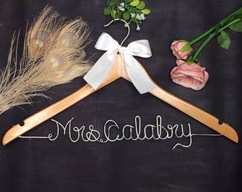 Wedding Hanger,Bridal Hanger, Dress Hanger Wire , Personalized Custom Wedding Hanger, Personalized Hanger, Bridesmaid Dress Hanger