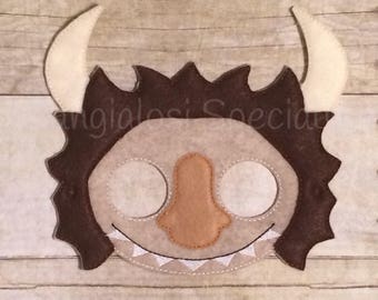 Where the Wild Things Are Inspired Mask/Child/Costume/Gift/Christmas/Party Favor/Halloween Costume/Photo Booth/Birthday/Adult/Party/Idea
