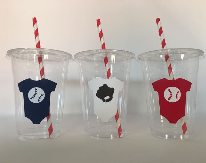 Baseball baby shower cups, Baseball party , Baseball 1st birthday, Baseball Baby Shower Cups,Baseball Party Cups, Baseball First Birthday