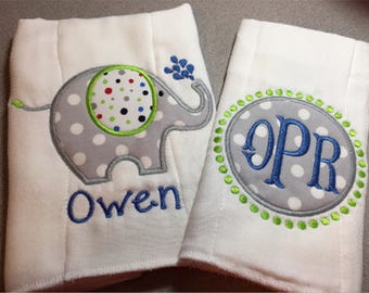 Baby Burp Cloths, Personalized Burp Cloth, Baby Burp Cloth, Burp Cloth Set, Baby Girl Burp Cloth, Baby Boy Burp Cloth