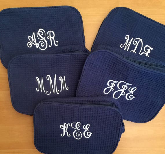 Monogrammed Cosmetic Case Monogram Make Up Bag