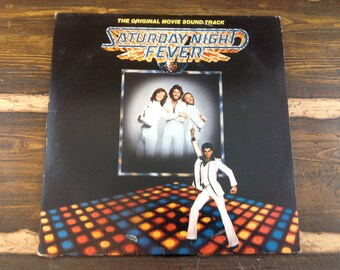 Saturday Night Fever The Original Movie Sound Track Vintage Vinyl Record LP 1977