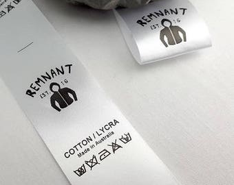 Custom Order Fabric Labels Your Logo Your Text Various