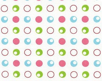 Pack n Play sheets - Travel Lite playard sheet - baby bedding - crib sheet-Pink/Aqua/Green Polka dots