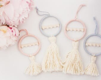 Baby Shower Favors, Modern Mini Tassel Dreamcatcher Favor Set, Boho Baby Shower Favors, Boho Bridal Shower, Boho Dream Catcher, Party Favors