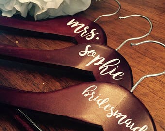 Bride Hanger Bridal Hanger Mrs Hanger Wedding Dress Hanger Dress Hangers Bridal Shower Gift Wedding Day Gift Bride Gift Bridesmaid Hanger