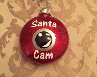 Christmas Ornament/ Santa Cam Ornament/ Santa Cam/ Kid Christmas Ornament/ Sewthern Creations/ Sewthern