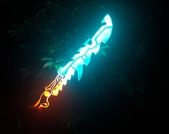 Sale! Guardian Sword, Zelda; Breath of the Wild, 3D Printed with Neo-Pixel LEDs