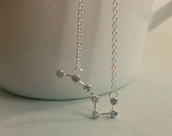 Big dipper. Necklace. Free shipping.