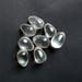 Crystal Egg White Gemstone, 282 CTS, 10 pcs Set. Loose Cabochon Gemstone, Egg Shaped Gemstone