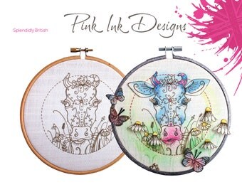 Stuffed Cow sewing pattern sew a cute toy pdf