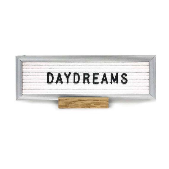 Desktop Letter Board White
