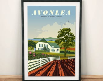 Anne of Green Gables, Avonlea | Travel Poster | Unframed