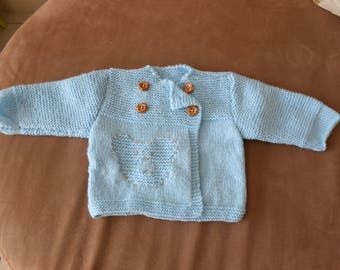 blue jacket for boy 3 months
