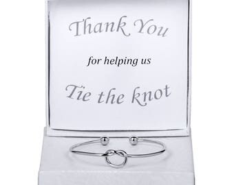 Bridesmaid Gift, Knot Bracelet, Bridesmaid Bracelet, Bridesmaid Proposal, Love Knot Jewelry, Tie the Knot, Tie the Knot Bracelet, Love Knot